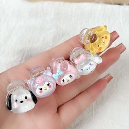 Leuke Cartoon Konijn Grote Oor Hond Mini Kleine Haarspelden Accessoires Acryl Hollow Out Mooie Krab Kuromi Haar Klauw Clips voor Meisjes Hoofdtooi 2607