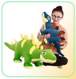 Милая мультяшная кукла стегозавра, плюшевая игрушка, большая кукла динозавра, тряпичная кукла, подарок на день рождения для детей039s, подарок на день рождения1051661