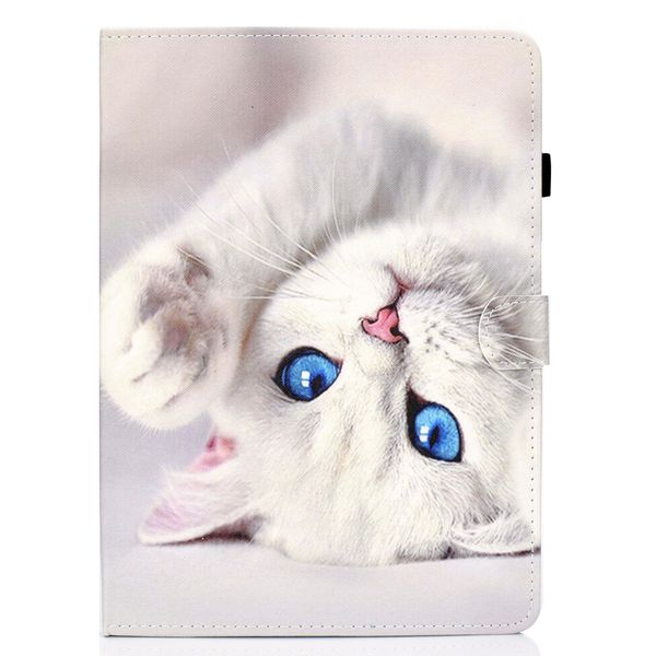 Estojo Cute Cat para Lenovo M10 Plus FHD 10.3 TB-X606F T6B-X606X Hd 2nd 10.1 TB-X306X TB-X306F Tablet Capa Macia à Prova de Choque Funda