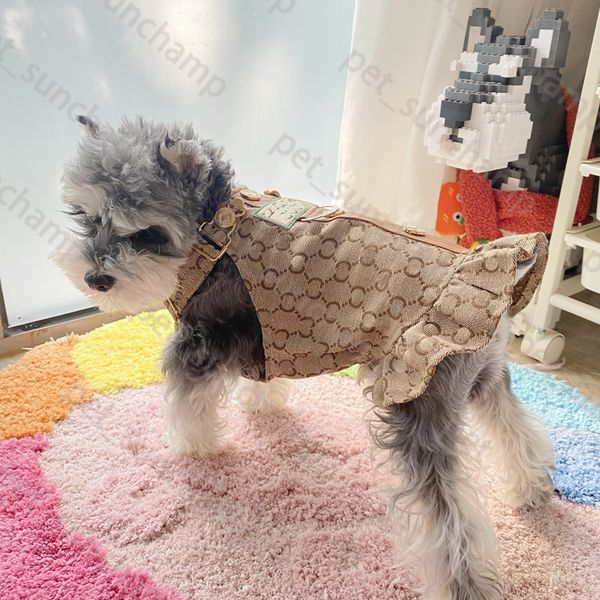 Mignon chat chien Denim robe marque de mode chat chien veste vêtements Schnauzer Bichon Corgi Teddy chiot robes pour animaux de compagnie