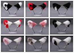 Mignon chat renard fourrure oreille cheveux cerceaux oreilles de chat bandeau femmes filles enfants fête décoration coiffure Cosplay Costume chapeaux321x6110337