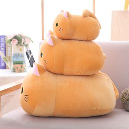 simpatico gatto farcito giocattolo animale del fumetto bambola di peluche bambino che dorme morbido cuscino cuscino del divano regalo di compleanno ragazza