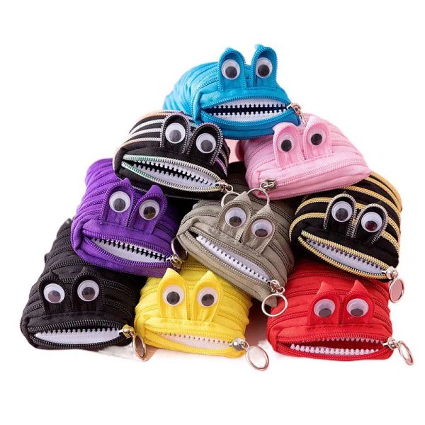 Cute Caterpillars Monster Zipper Pencil Bag Creative Student Large -capacity Papeterie Box ss0412