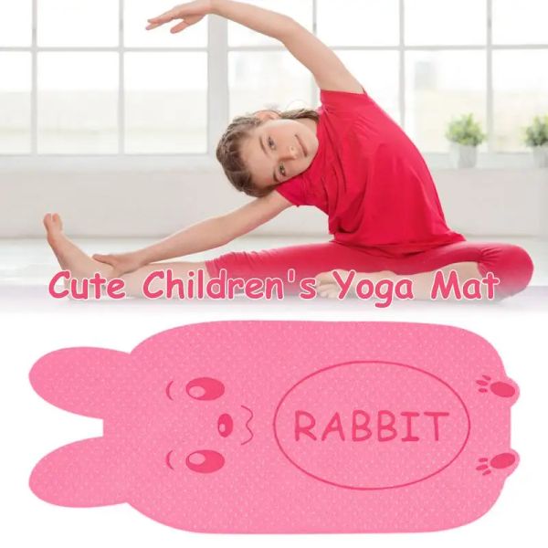 Tapis de Yoga antidérapant pour enfants, mignon, tapis de Fitness, de Fitness, de sport, coussin de gymnastique, Pilates