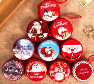 Schattige kerst dozen tas geschenken houders Nieuwjaar muntstuk oortelefoon snack levert verpakking partij decoraties voor kinderen