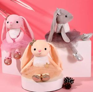 Mignon lapin dansant en peluche poupée pour enfants cadeau d'anniversaire filles doux mignon lapin poupées enfant jouets