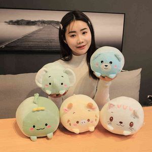 Mignon Dinosaure Panda Hamster Chat Éléphant Câlin Doux Dessin Animé Animal Oreiller En Peluche Poupée Bébé Enfants Filles Kawaii Présent Cadeau J220704