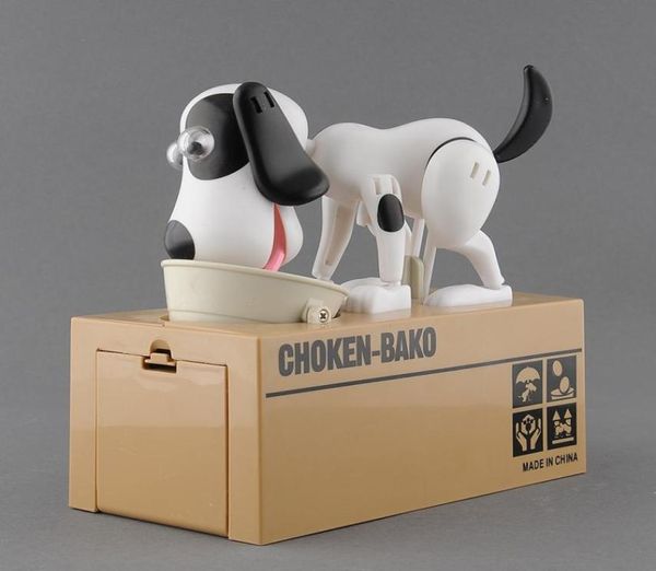 Chien mignon mange de l'argent piggy bancs itazura banc de banc de sauvegarde de l'argent des boîtes argent voler l'argent piggy banc d'enfants anniversaire jouet kid kild g2147845