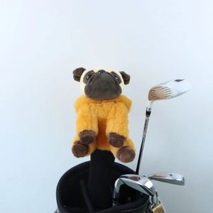 Mignon chien Golf hybride bois couvre-chef en peluche Animal Golf Club utilitaire bois hybride couvre-chef unisexe 240112