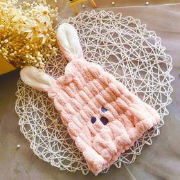 Mignon Oreille Rabbit Séchon Coiffure de cheveux Back Bath Bath Strong Absorbing Séchage Séchage Ultra-Soft Soft Turban Microfiber Cap Bathing Tool