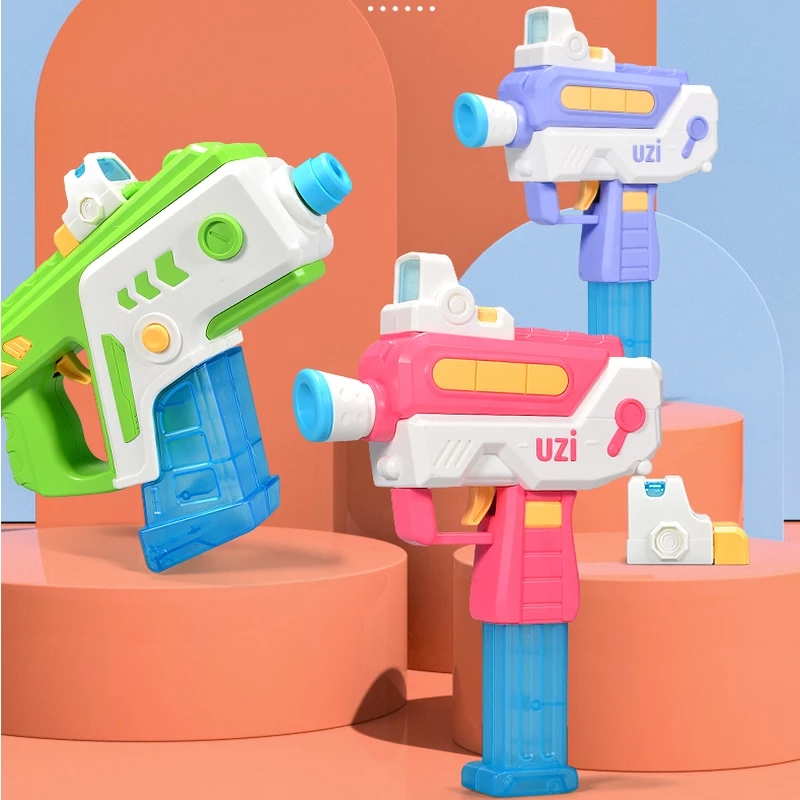 Cute Electric Water Gun Children Summer Beach Toys Water-Games Blaster High Pressure Water Pistol Kids Colorful Boys Toy