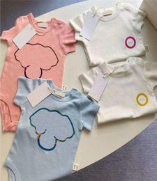 Baby Rompertjes met schattig olifantpatroon, rompertjes, T-shirts, meisjes, jongens, babys, romper, peuter, kinderen, korte mouw, jumpsuits5898019