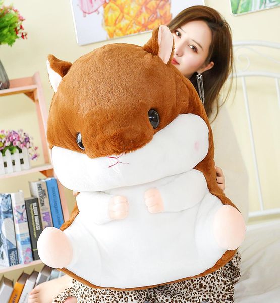 Mignon gros hamster poupée géant dessin animé souris en peluche oreiller pour enfants fille dormir jouets cadeau d'anniversaire 65 cm 26 pouces DY505621993586
