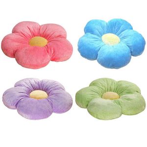 Couchette de fleur mignonne chaise en peluche Coussin de la chambre vivante maison décorative canapé coussin chaise chaise coussins d'anniversaire cadeaux pour gamin 211110