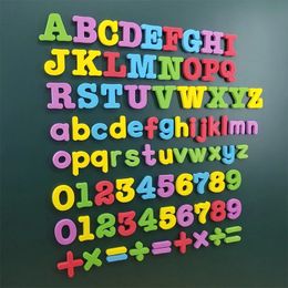 Leuke koelkastmagneten stickers voor kinderen kinderen letter nummer symbool koelkast vroeg onderwijs kleurrijke magneetstickers 240131