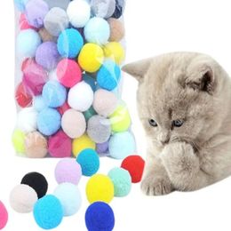 Joueurs de chat drôle mignon stretch ball en peluche 0,98 pouce de chat de chat créatif créatif coloré interactif chat chat mousse