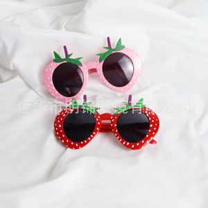 Lunettes à fraises roses pour fille, mignon, cœur, fête de pique-nique, Photos d'amis, décoration de fête d'anniversaire, beauté douce