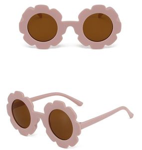 Couptions filles garçons pour tout-petits Lunettes de soleil anti uv verres de soleil de fleur enfants