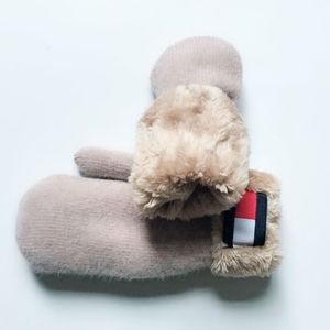 chaleur et gant Gants mignons, peluche épaisse et simple, chaleur classique pour hommes en gant design d'hiver