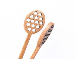Mignon creux out Loved Wooden Honey Stick Wood Honey Stick Stick Stick Dipper Smagicier Accessoires de cuisine Gadget GGA43907469779