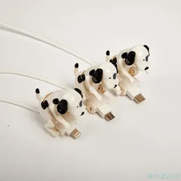 Ligne de charge de données 1M de chargeur de câble de smartphone de chien tacheté mobile de bosse mignonne