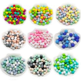 Cute-Idea linda 20pcs Beads de silicona 9 mm Alimento de perla Redonda Grado BPA Gratis DIY CLIP CADRE JEJILLA JEYERA BEBADO BEANDO DE RODENTES 240422