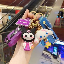 Leuke Jade Guigou Cartoon -pop met sleutelhanger pophangende charme Kuromi Keychain Bag Pendant