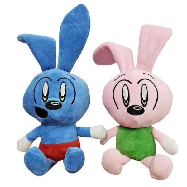 Lindo Kawaii Riggy el conejo juguetes de peluche muñecas de peluche Anime regalos de cumpleaños decoración del dormitorio del hogar