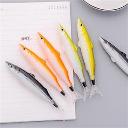 Papeterie poisson de mer mignon Kawaii, stylo à bille créatif, fournitures scolaires et de bureau, nouveauté, jolis stylos amusants