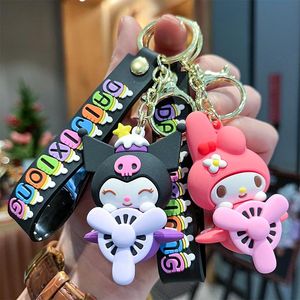 Leuke Kuromi Melodie Sleutelhanger Kawaii Cartoon Kikker Pudding Hond Pinguïn Vrouwen Tas Hanger Sleutelhanger groothandel