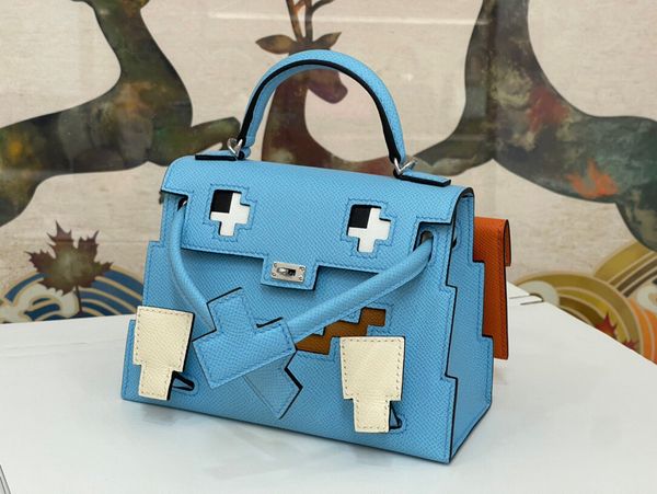 sac à main de concepteur en cuir mignon 19cm charm