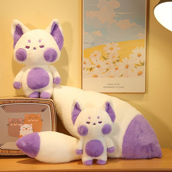 Cute Little Fox Doll Muñeco de peluche con Big Tail Fox Regalos para mejores amigos y novias Venta al por mayor de regalos para niños