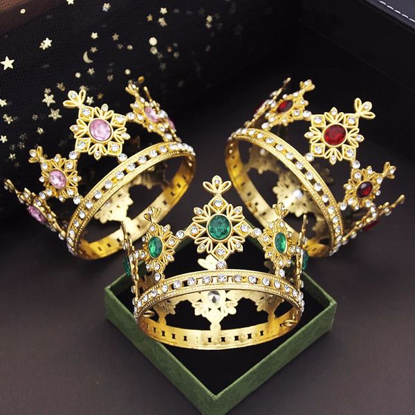 Mignon petits tiaras et couronnes girl danse gâteau d'anniversaire de la couronne diadème décoration de cheveux de mariage bijoux accessoires 240430