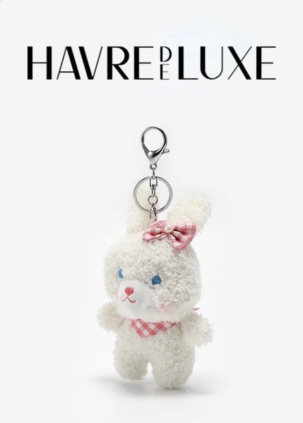 Mignon petit ours blanc sac à main sac à bandoulière poupée pendentif voiture porte-clés suspendus ornement poupée lapin chiffons poupée accessoires 240124