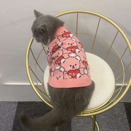 Schattige liefde Pet Teddy Fadou Corgi Bears Cat Warm Sweater in de herfst en winter