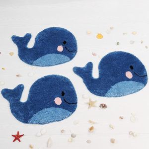 Alfombras lindas nubes encantadoras alfombra suave ballena de dibujos animados para sala de estar antideslizante alfombra silla piso decoración del hogar regalo para niños 1