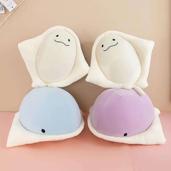 Jouets en peluche mignons Manta Ray 40 cm doux Mobula Devil Ray peluche oreiller coussin pour enfants adultes copines saint valentin