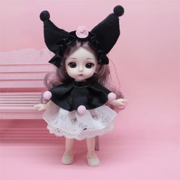 Bonita Mini muñeca de 17cm, muñeca multiarticulada, juguete para niños, decoración para regalo