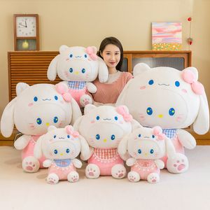 Schattig servet Bunny knuffel Cartoon bank kussens gooien pluche poppen Kawaii Kids verjaardagscadeau Decor