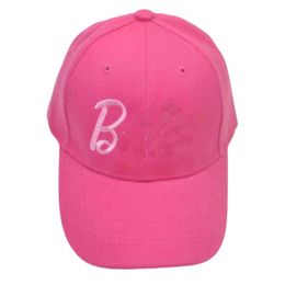 Lindo nuevo sombrero para niños Barbie, gorra de béisbol bordada con alfabeto coreano, gorra de moda para niños y niñas