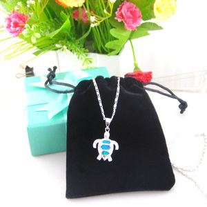 Mode opaal sieraden hanger; schattige schildpad hanger ketting nieuw met hoge kwaliteit