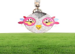 Mignon hibou poulet cristal dessin animé Anime porte-monnaie porte-clés pendentif portefeuille en cuir synthétique polyuréthane porte-clés pour femmes sac Charm5528292