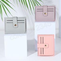 Pu en cuir portefeuille CARDE CARDE CARDE CARDE BESSALER Men de visite Femmes Sac de cr￩dit Fashion ID Passeport Portefeuille