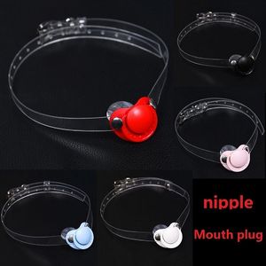 Sucette mignonne à bouche ouverte, bouchon Gag, jouets de retenue de Bondage pour adultes, balle Bdsm sexy pour femmes, Juegos sexyuales