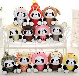 Leuke Panda Pluche Gevulde Dieren Doll 20cm 12 Models Kinderen Verjaardag Creatieve Geschenken Kinderen Speelgoed