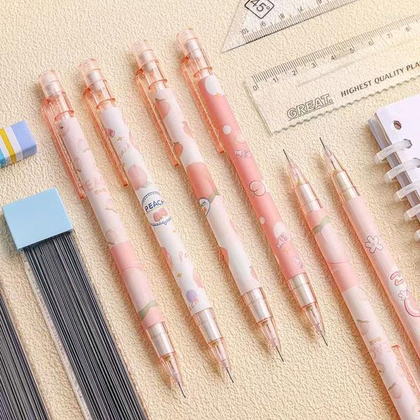 Mignon pêche crayons mécaniques 0.5mm presse automatique école et fournitures de bureau Studnet cadeaux crayons