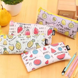 Schattig etui tas pennenhouder portemonnee kantoor school stationaire cosmetica