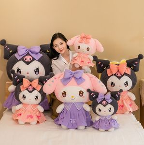 Leuke Roze Jurken Melodie Knuffels Poppen Gevulde Anime Verjaardagscadeautjes Thuis Slaapkamer Decoratie