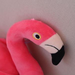 Schattige roze flamingo pop plush kussenpop speelgoed met slaap kussendoll meisje cadeau gratis ups fabrieksgroothandel