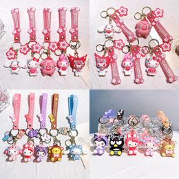 Leuke roze Sakura anime Japanse sleutelhangersgroothandel speelgoedhanger nieuwe schattige cartoon sleutelhanger sleutelhanger